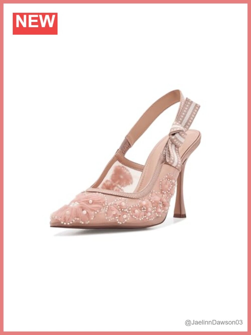 Steve Madden Bri Pump Stiletto Heel Pointed Toe Mesh Party Shoes